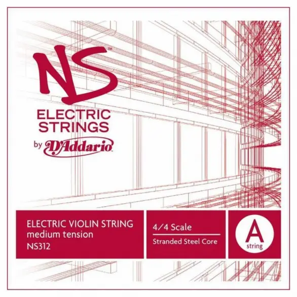 D'Addario NS312 4/4M NS Tek Elektro Keman Teli (A)