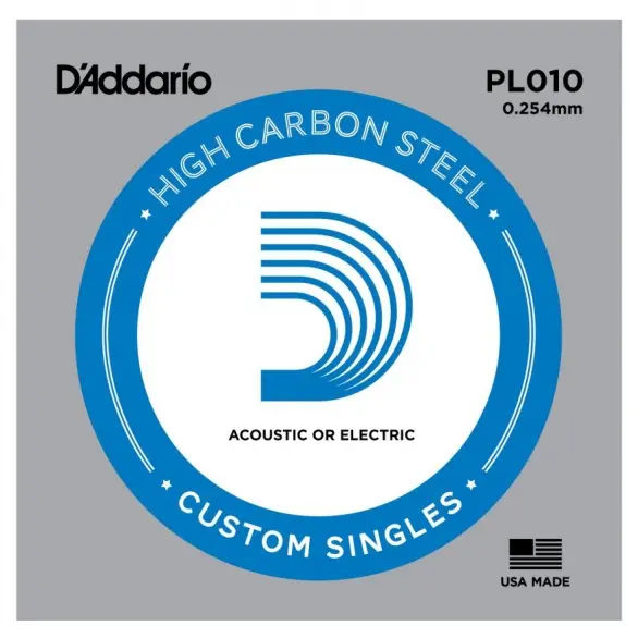 D'Addario PL010 Tek Elektro Gitar Teli (10)