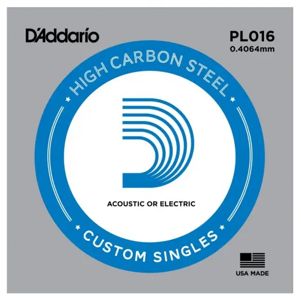 D'Addario PL016 Tek Elektro Gitar Teli (16)