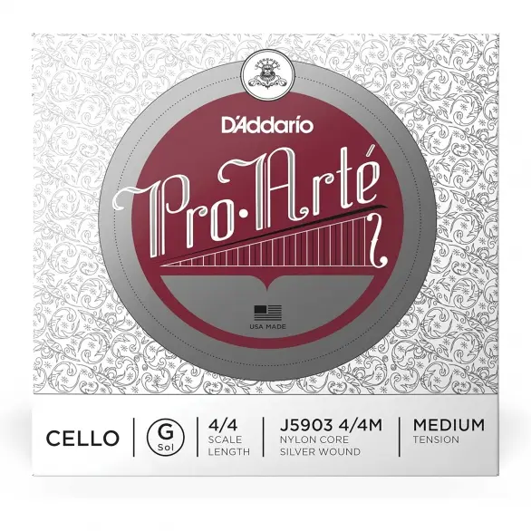D'addario Pro-arte 4/4 Scale Tek Çello Sol Telli (Medium Tension)