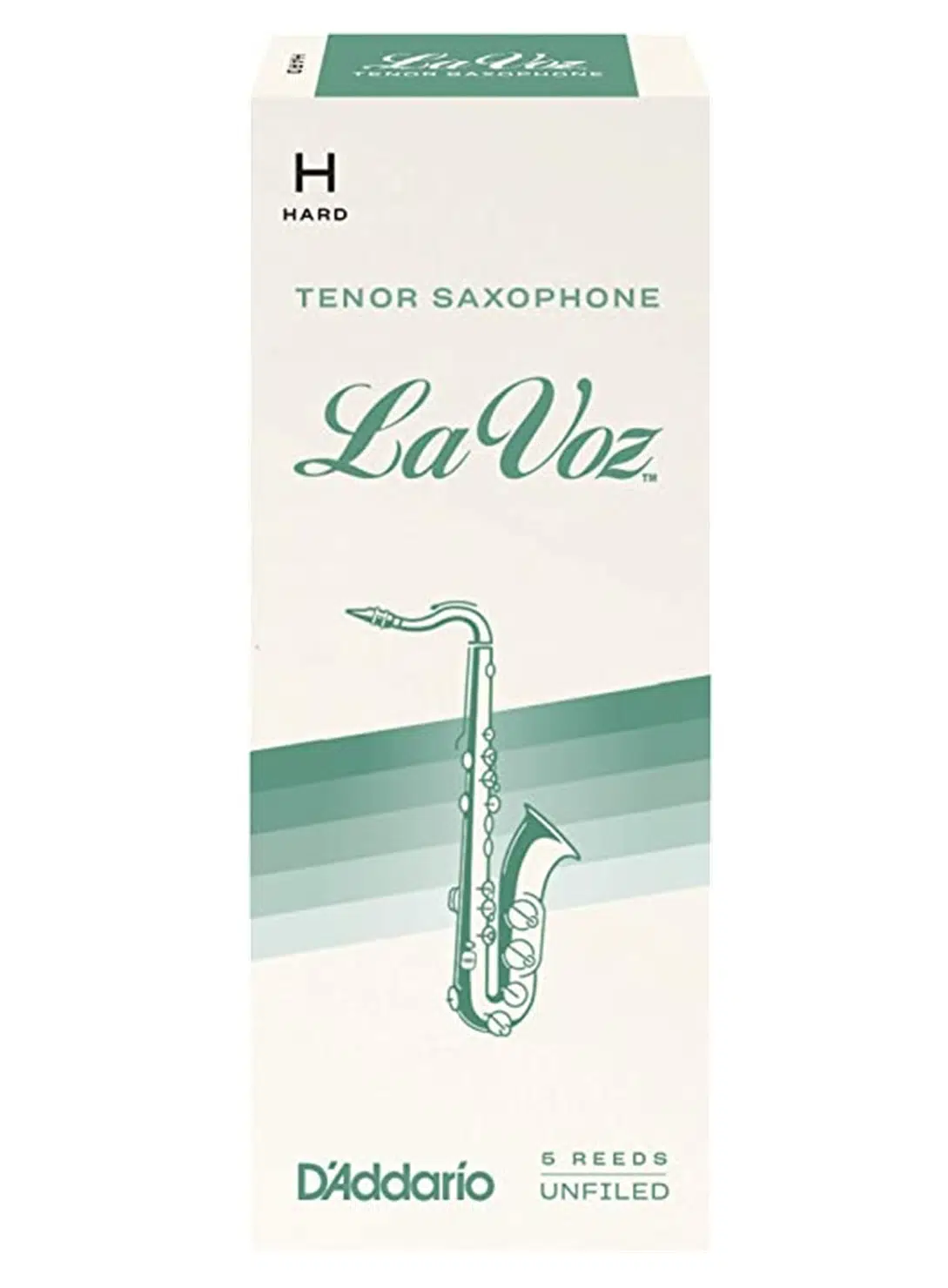 D'Addario RKC05HD La Voz Tenor Saksafon Kamışı Hard Sertlik (Profesyonel/Caz) - 5'li Paket | Caz İçin Özel Kesim, Güçlü Projeksiyon ve Derin Ton