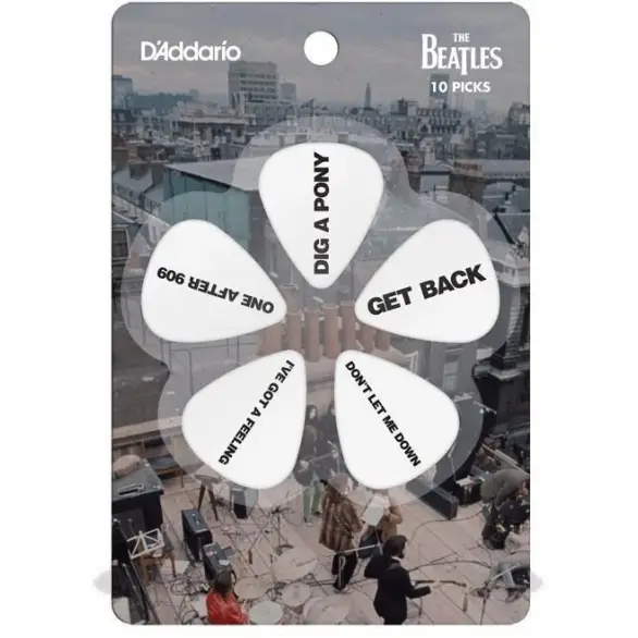 D'addario The Beatles Get Back 10'lu Paket Pena (Medium)