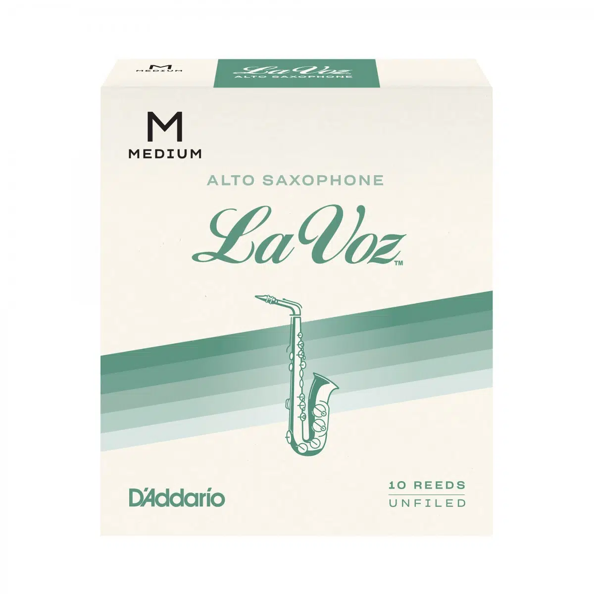 D'Addario RJC10MD La Voz Alto Saksafon Kamışı Medium Sertlik (Profesyonel/Caz) - 10'lu Paket | Dengeli Caz Performansı ve Esnek Kullanım