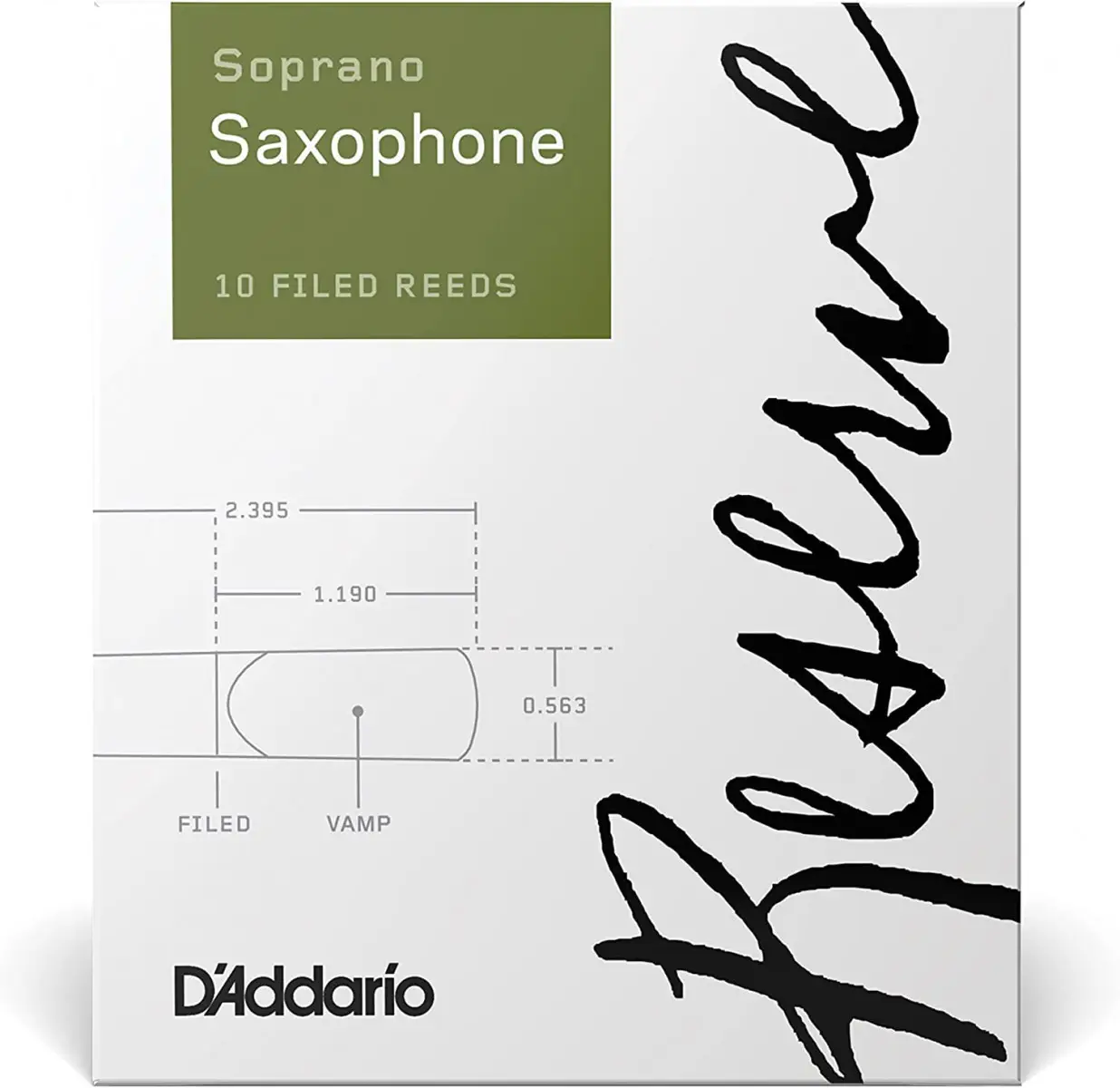 D'Addario Woodwinds Reserve DIR1020 Soprano Saksafon Kamışı No: 2