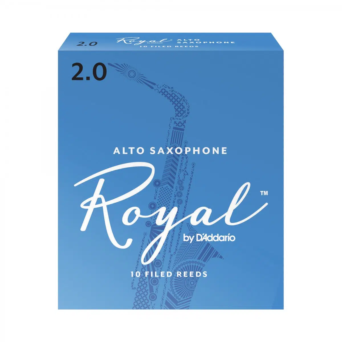 D'Addario RJB1020 Royal Alto Saksafon Kamışı No: 2.0 (Eğitim/Hobi) - 10'lu Paket | Eğitim ve Hobi Kullanımı İçin İdeal Esneklik