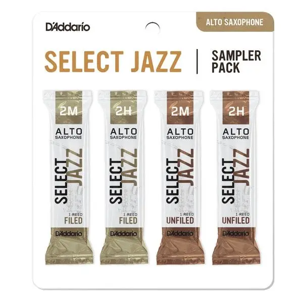 D'Addario Woodwinds Select Jazz Alto Saksafon Kamışı - Sampler Pack 3S/3M