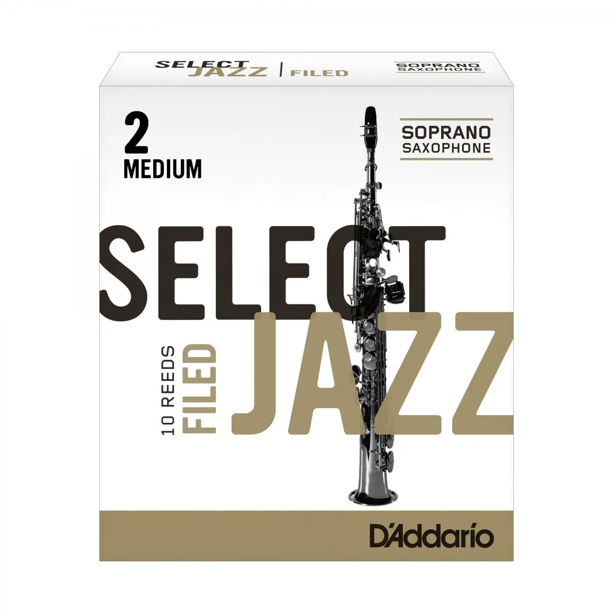 D'Addario Woodwinds Select Jazz RSF10SSX2M Soprano Saksafon Kamışı No:2 Medium