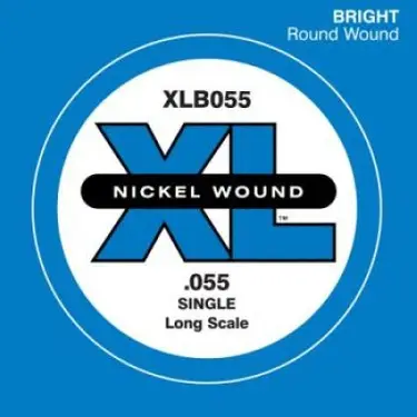 D'addario XLB055 Tek Bas Gitar Teli (0.55)