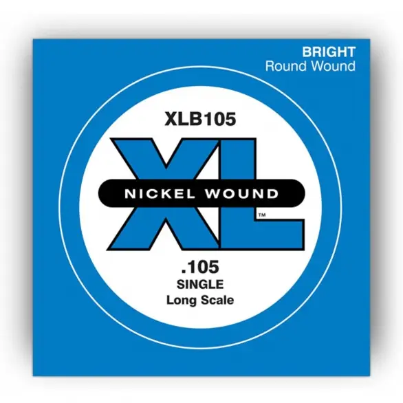D'Addario XLB105 Nickel Wound Tek Bas Gitar Teli (105)