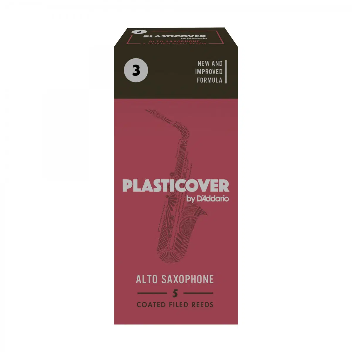 D'Addario RRP05ASX300 Plasticover Alto Saksafon Kamışı No: 3.0 (Profesyonel) - 5'li Paket | Neme Dayanıklı, Uzun Ömürlü ve Stabil Performans