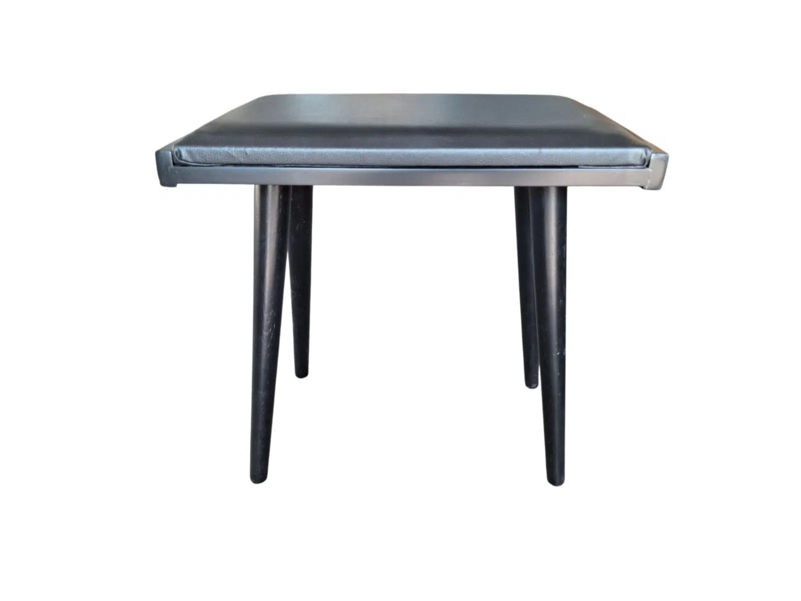 Karin PB100BK Dekoratif Piyano Taburesi (Siyah) | Yumuşak Deri Minder Şık Kapitone Tasarım Sabit ve Güvenli Oturma Alanı