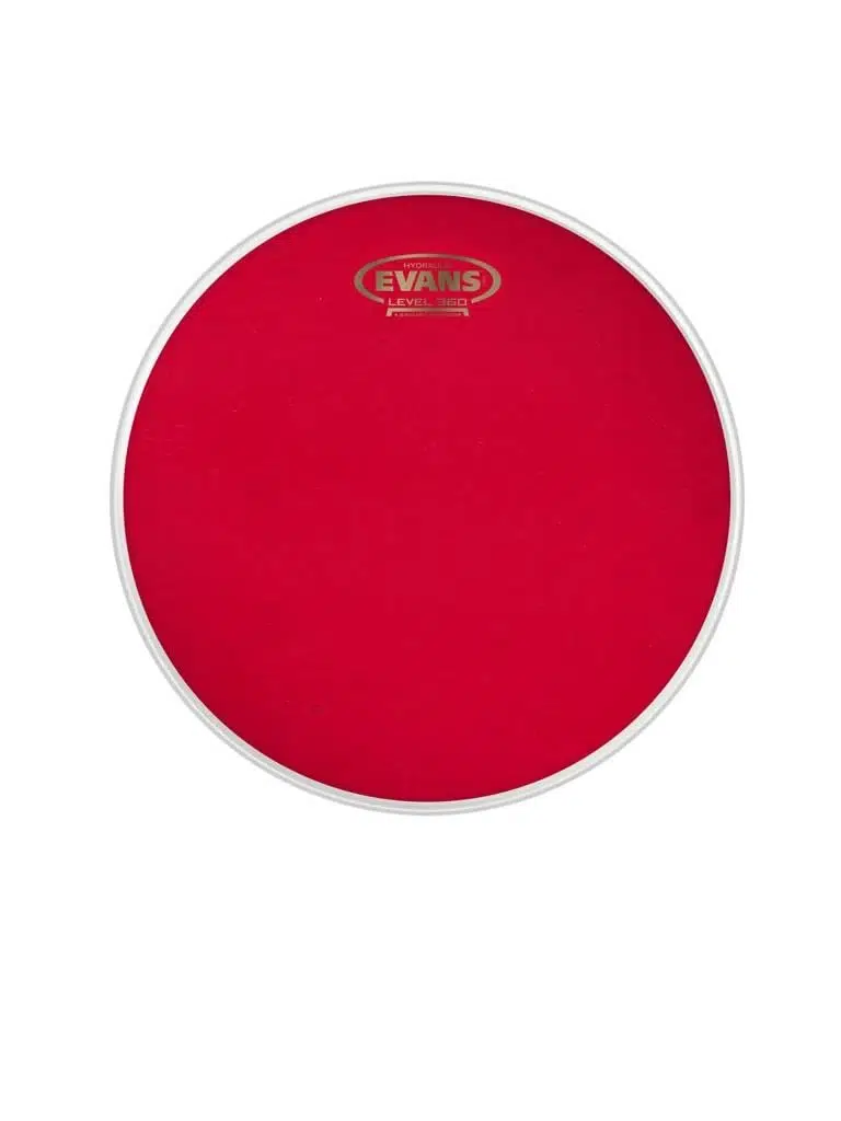 Evans TT12HR Hydraulic Red 12 İnç Tom Derisi (Profesyonel) | Kırmızı Bitiş, Çift Kat Arası Yağ Tabakası ile Kısa Sustain, Dolgun Baslar ve Agresif Görünüm