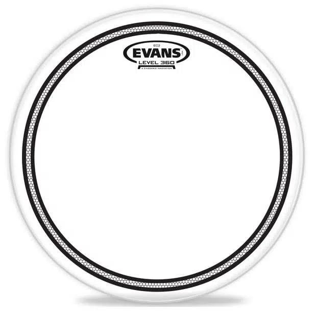 Evans TT16EC2SB EC2S Serisi Tom Derisi (16 inç - Clear - Ringli Çift Kat)