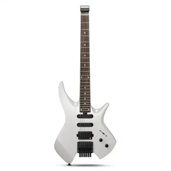 Donner HLX-500 Headless Elektro Gitar (Beyaz)