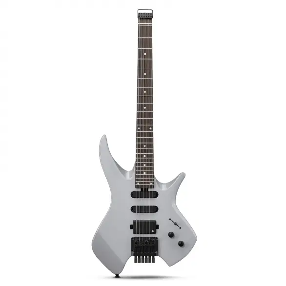 Donner HLX-500 Headless Elektro Gitar (Jet Gray)