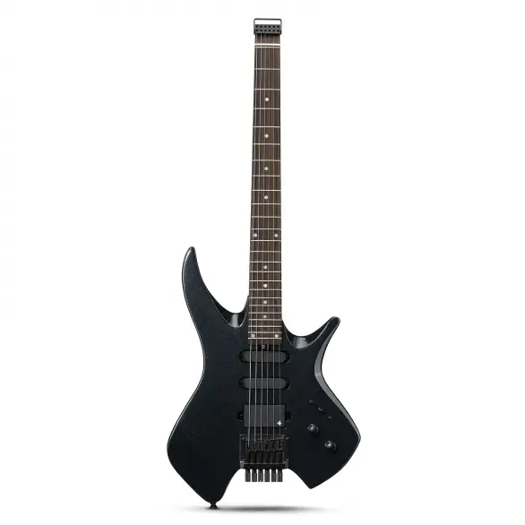 Donner HLX-500 Headless Elektro Gitar (Mercedes Blue)