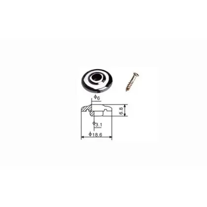 Dr. Parts SR2/CR Bass String Retainers (Krom)