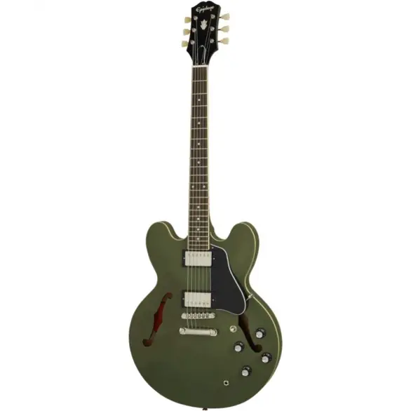 Epiphone ES-335 Elektro Gitar (Olive Drab)