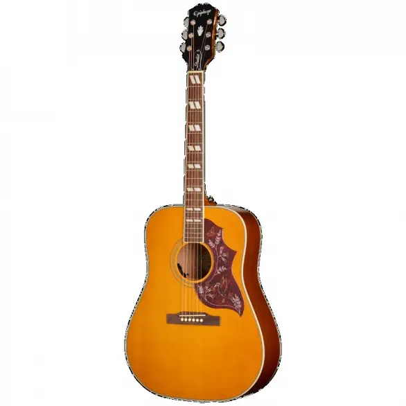 Epiphone Hummingbird Studio Elektro Akustik Gitar (Antique Natural)