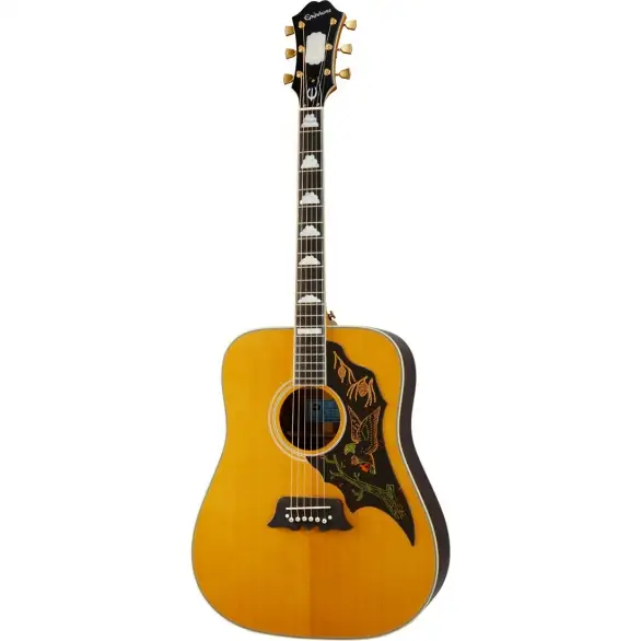 Epiphone Masterbilt Excellente Elektro Akustik Gitar (Antique Natural Aged Gloss)