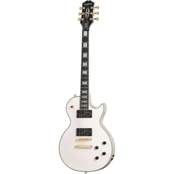Epiphone Matt Heafy Les Paul Custom Origins Elektro Gitar (Bone White)