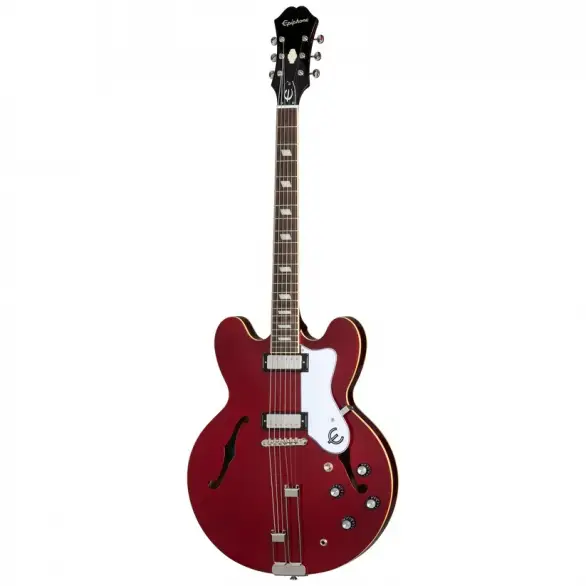 Epiphone Riviera Semi Hollow Elektro Gitar (Sparkling Burgundy)