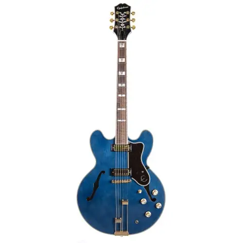Epiphone Sheraton Semi-Hollowbody Elektro Gitar (Viper Blue)