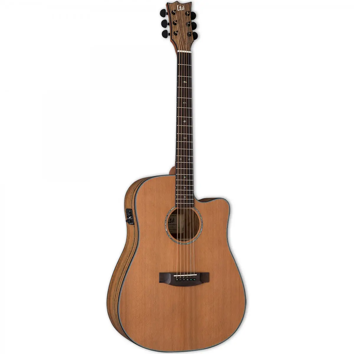 ESP LTD D-320E Natural Satin Elektro Akustik Gitar