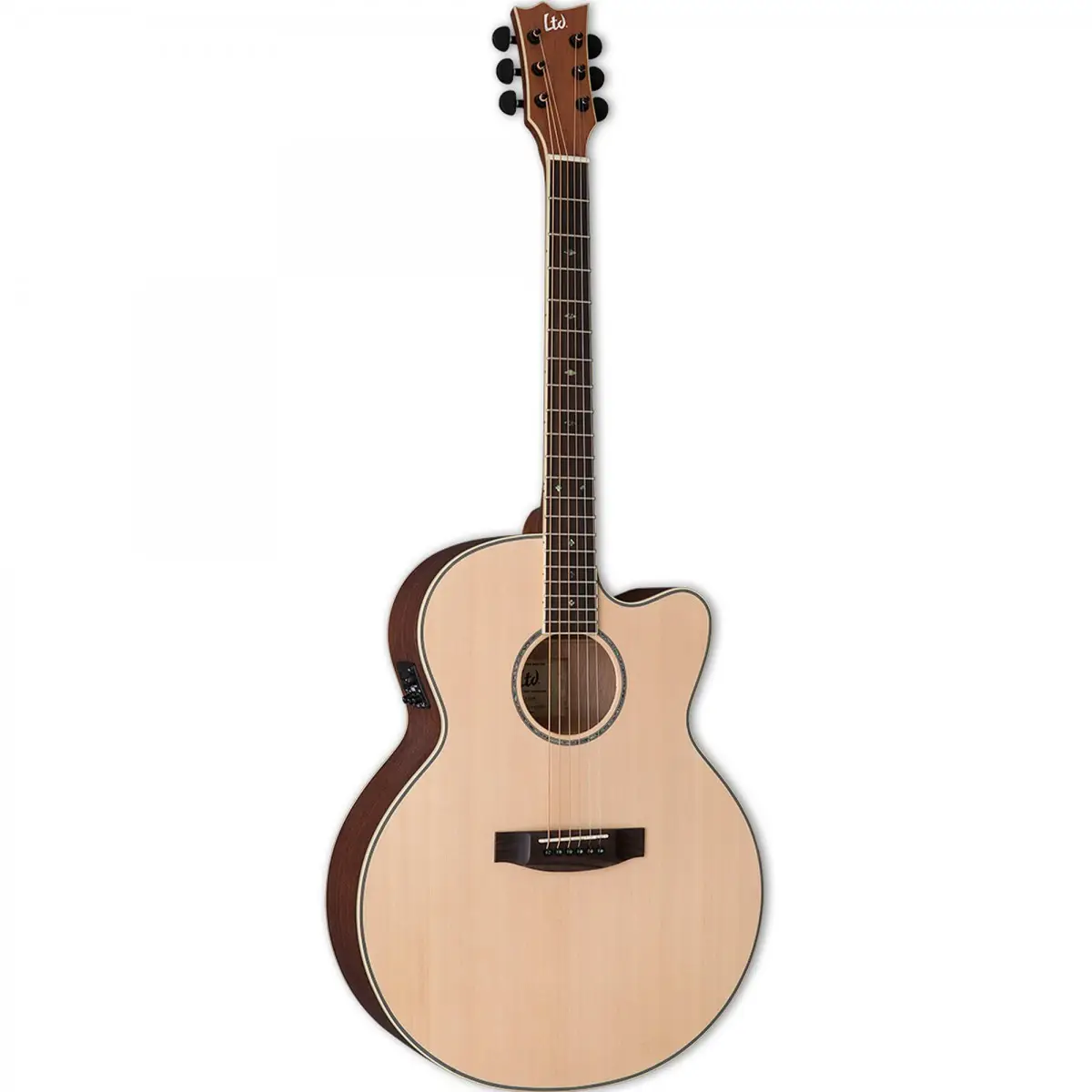 ESP LTD J-310E Natural Satin Elektro Akustik Gitar