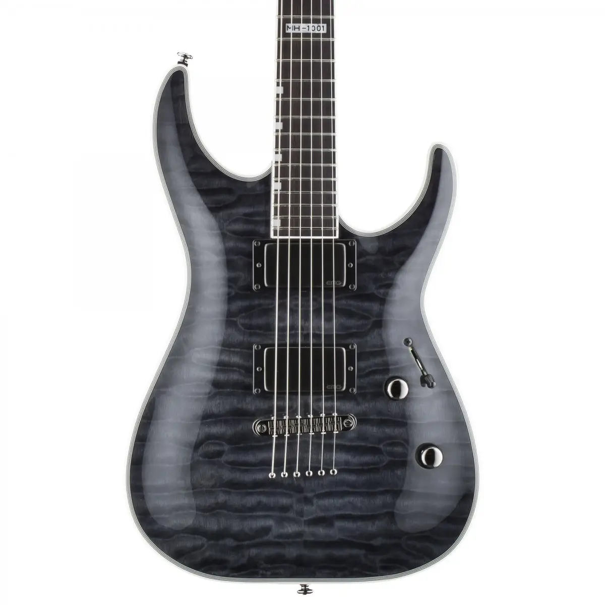 ESP LTD MH-1001 NT See Thru Black Elektro Gitar