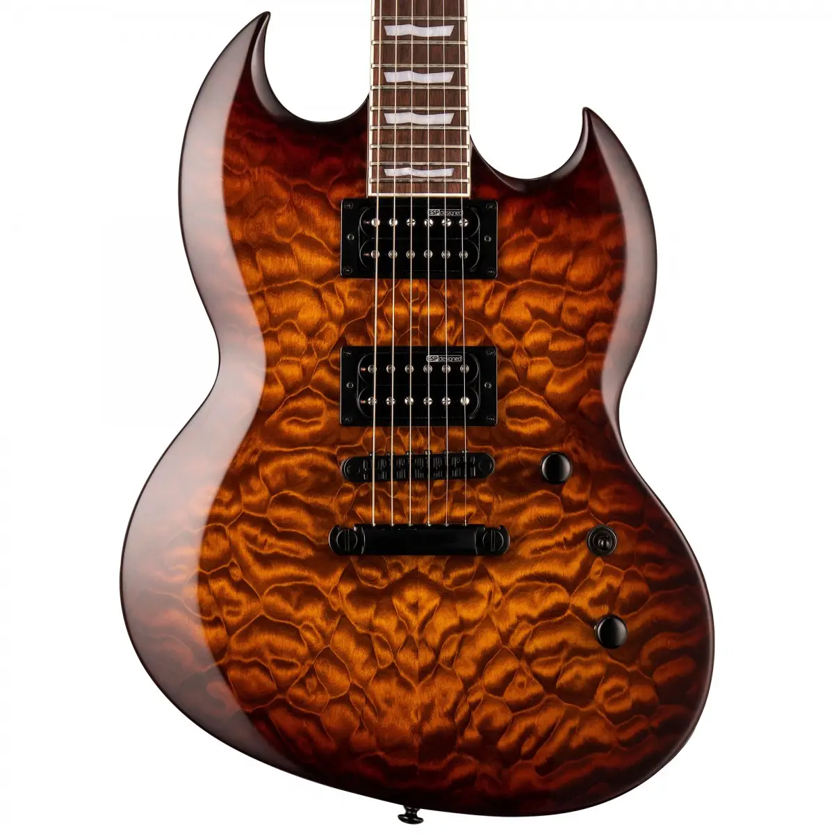 ESP LTD VIPER 256 Dark Brown Sunburst Elektro Gitar