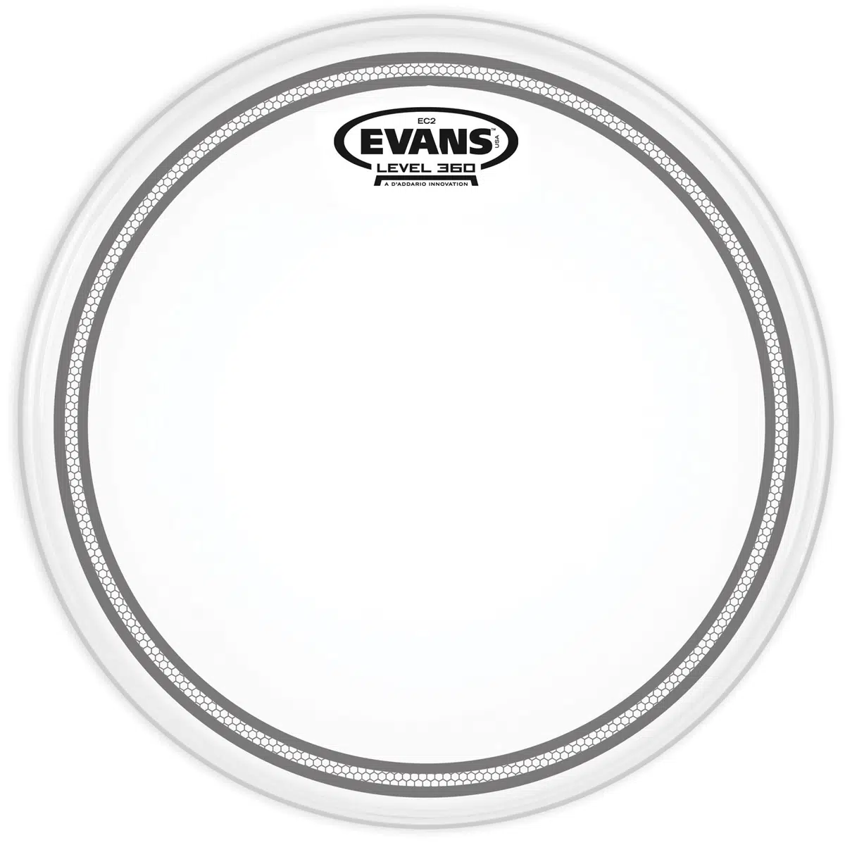 Evans B10EC2S EC2S Frosted 10 İnç Tom ve Trampet Derisi (Profesyonel) | SST Ses Şekillendirme Teknolojisi, Çift Katmanlı ve Dahili Kontrol Halkası