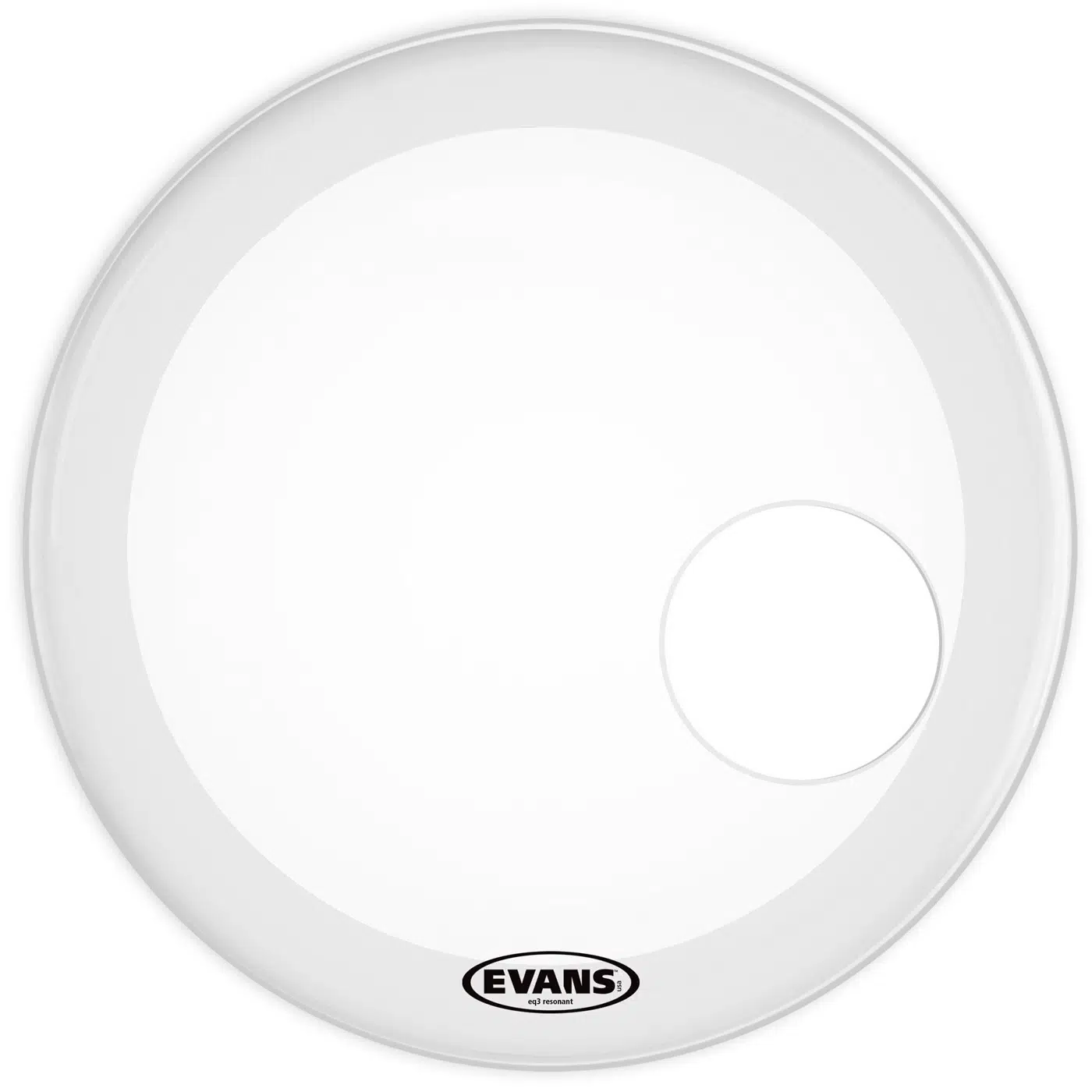 Evans BD20RGCW Resonant Frosted Coated Bas Davul Derisi (20 inç - Beyaz)