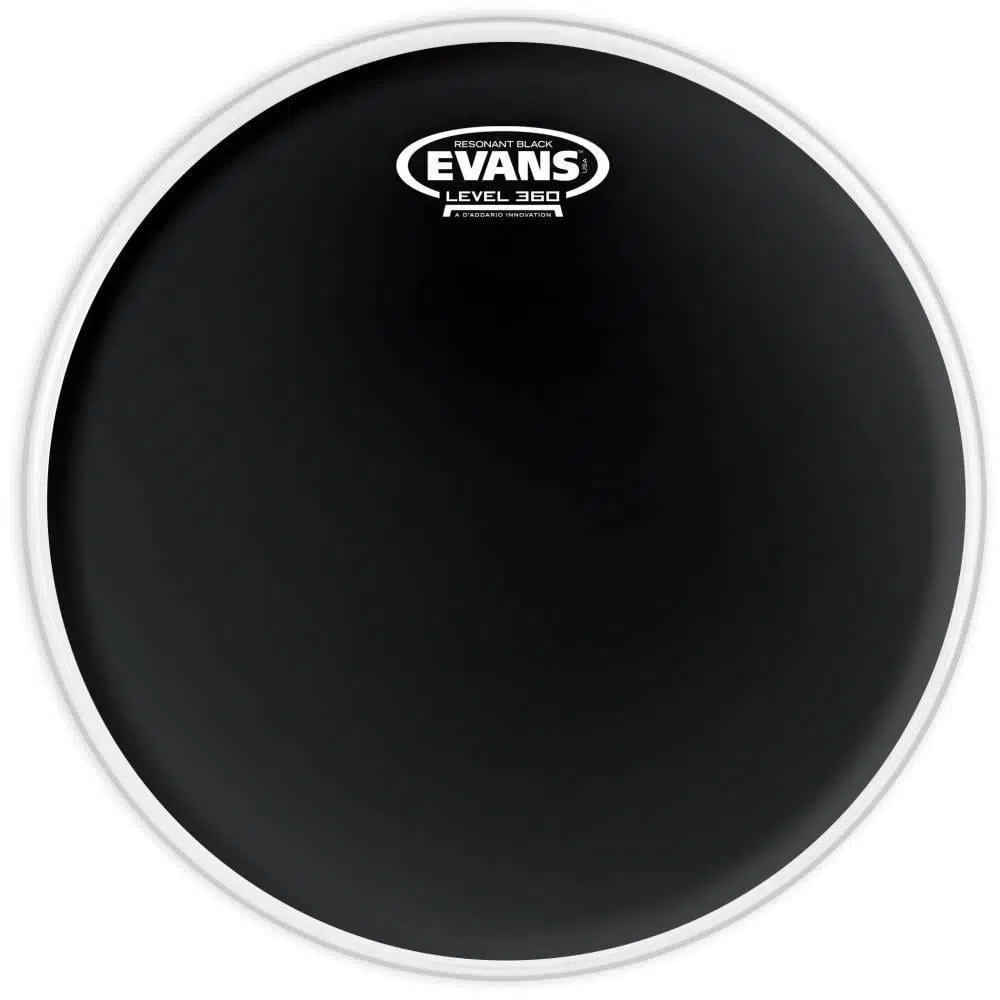 Evans BD22RBG Resonant Black Glass Bas Davul Derisi (22 inç - Tek Kat - Siyah)