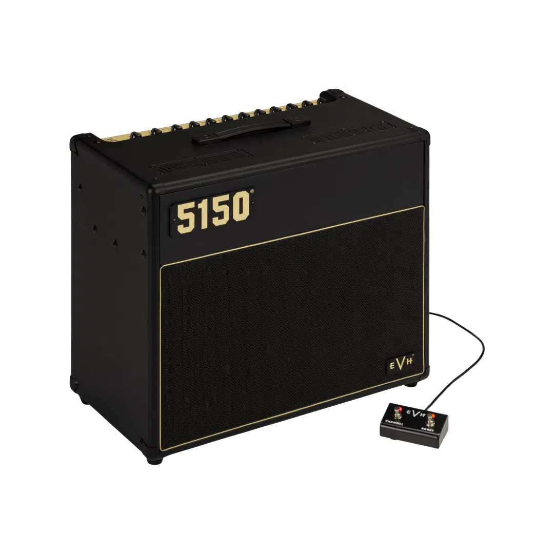 EVH 2258306000 5150 Iconic EL34 40W 1x12 Elektro Gitar Amfisi (Üst Segment) | Siyah, Tüplü Amfi Karakteri, Güçlü Rock ve Metal Tonları