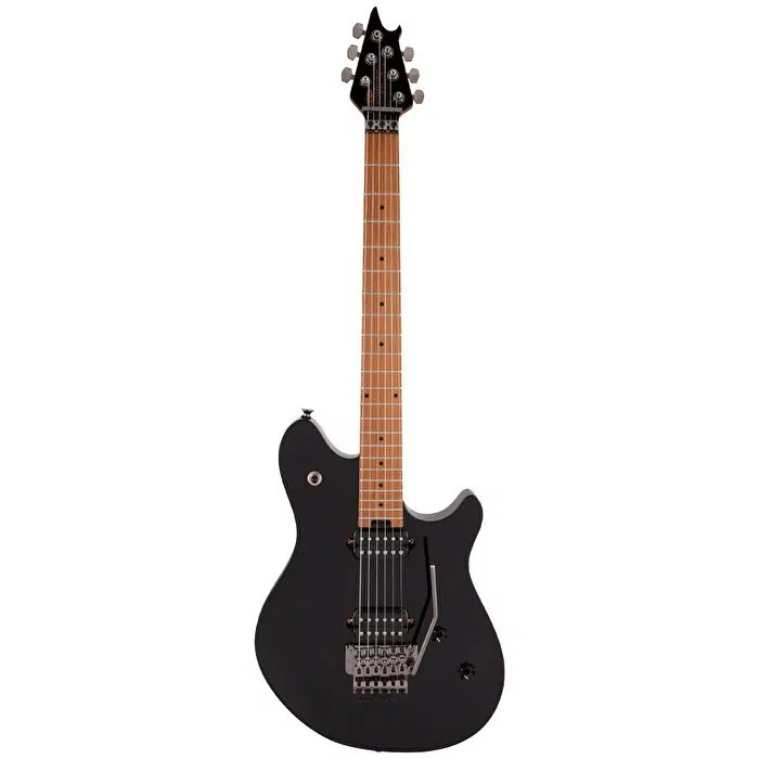 EVH 5107003503 Wolfgang WG Standard Elektro Gitar (Gloss Black) | Baked Maple Klavye ve Ihlamur Gövde Rahat Çalım ve Güçlü Humbucker Tonları