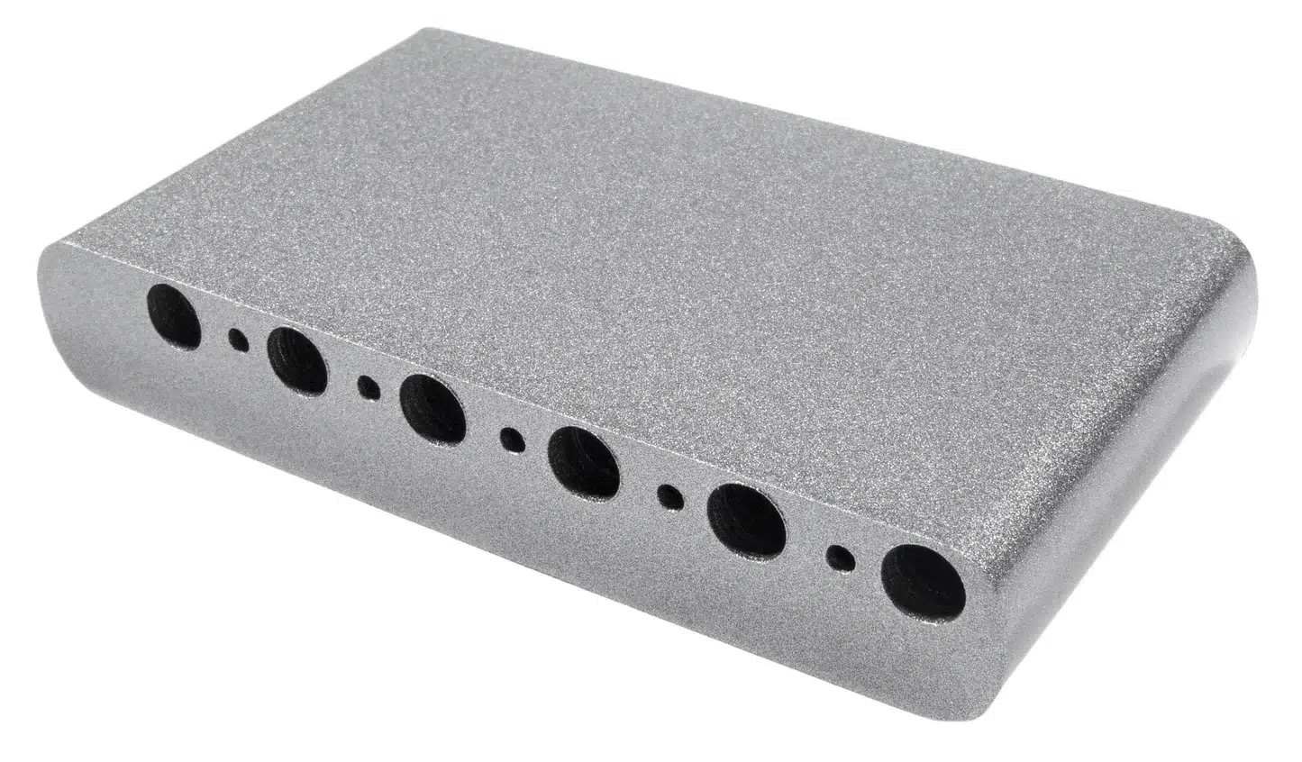 FENDER 0019473049 Pure Vintage Stratocaster Tremolo Block | İşlenmiş Çelik (Machined Steel), Vintage Uyumlu Köprü Yedek Parçası, Maksimum Sustain