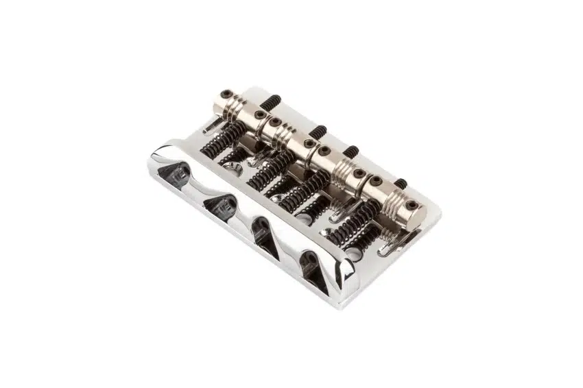 Fender 0075124049 American Standard Bas Gitar Köprü Seti (Aksesuar) | Komple Montaj Seti, Krom Kaplama, Yüksek Kalite Yedek Parça