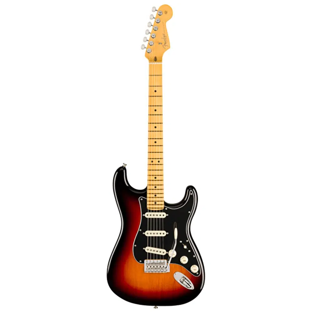 Fender 0114942300 American Professional Classic Stratocaster Elektro Gitar (3-color Sunburst) | Akçaağaç Klavye V-mod Manyetikler Ve Modern "deep C" Sap Profili