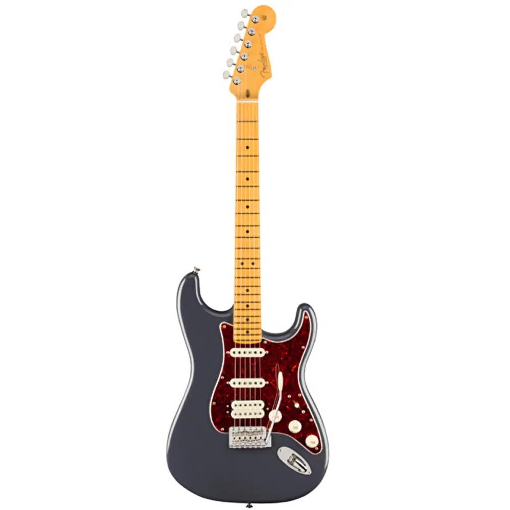 Fender 0114952322 American Professional Classic Stratocaster Hss Elektro Gitar (faded Black) | Akçaağaç Klavye Shawbucker Köprü Manyetiği Ve Mat Siyah Görünüm
