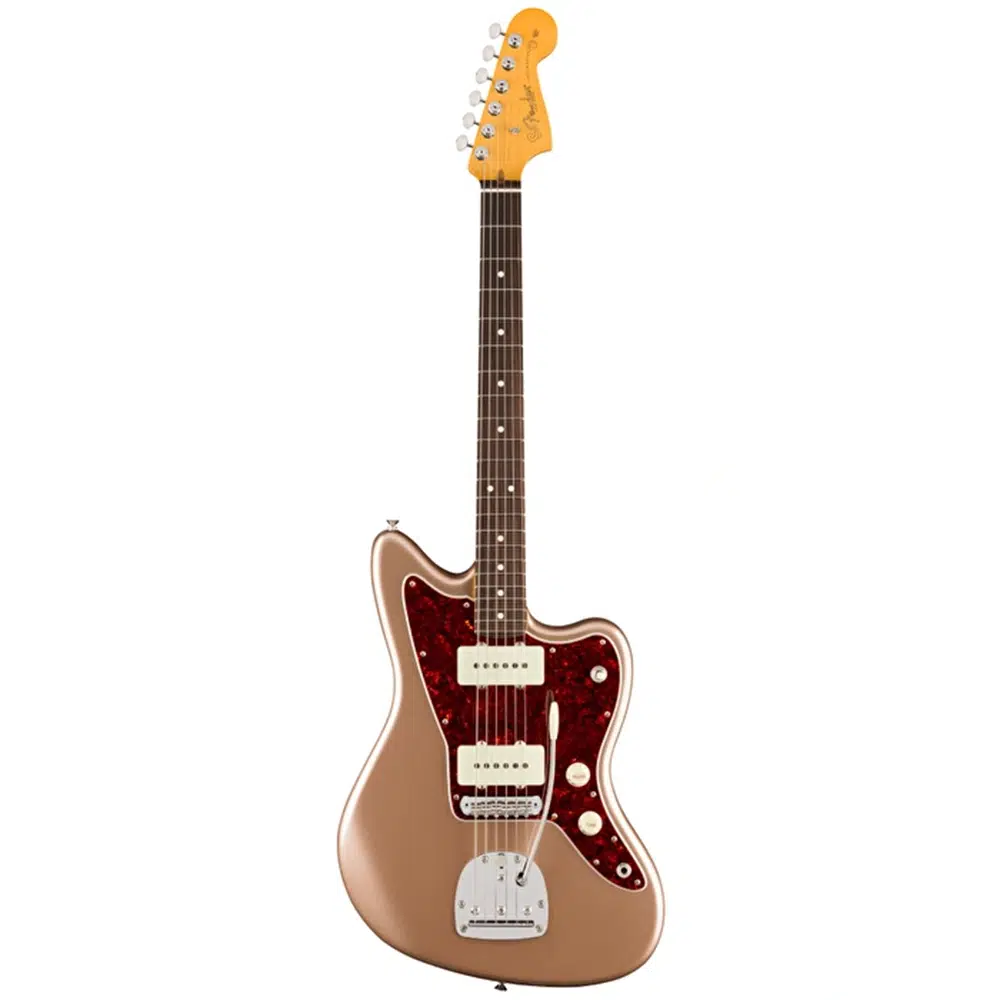 Fender 0114980384 American Professional Classic Jazzmaster Elektro Gitar (Faded Firemist Gold) | Gülağacı Klavye Ofset Gövde Tasarımı ve V-Mod Jazzmaster Manyetikleri