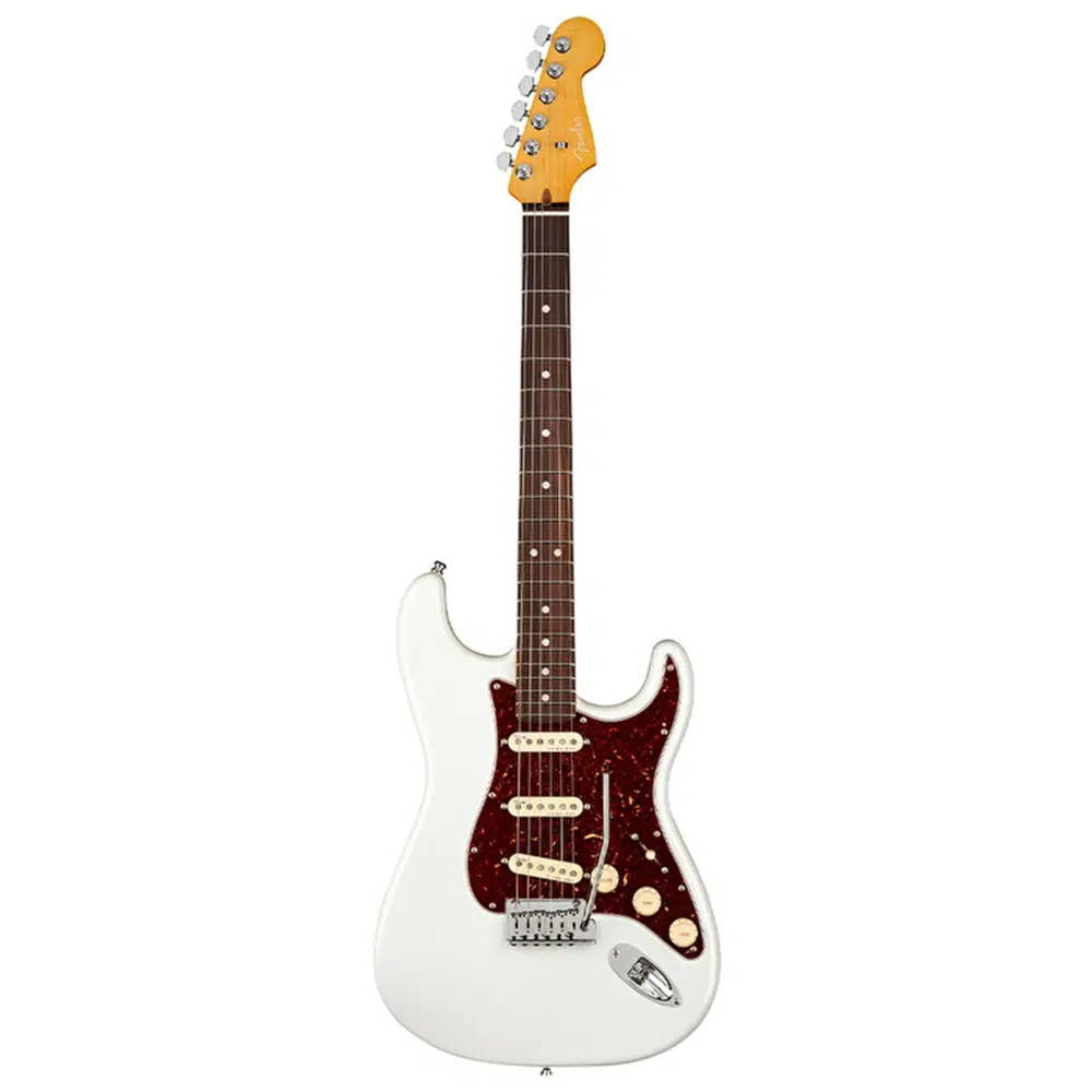 Fender 0118010781 American Ultra Stratocaster Elektro Gitar (Arctic Pearl) | Gülağacı Klavye Arctic Pearl Renk ve Ultra Noiseless Vintage Manyetikler