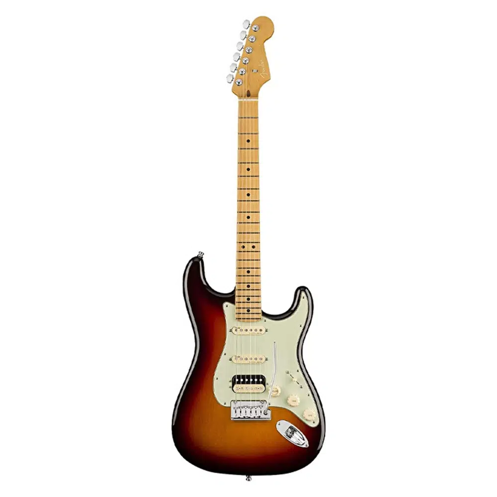 Fender 0118022712 American Ultra Stratocaster HSS Elektro Gitar (Ultraburst) | Akçaağaç Klavye Modern D Sap Profili ve Ultra Noiseless Manyetikler