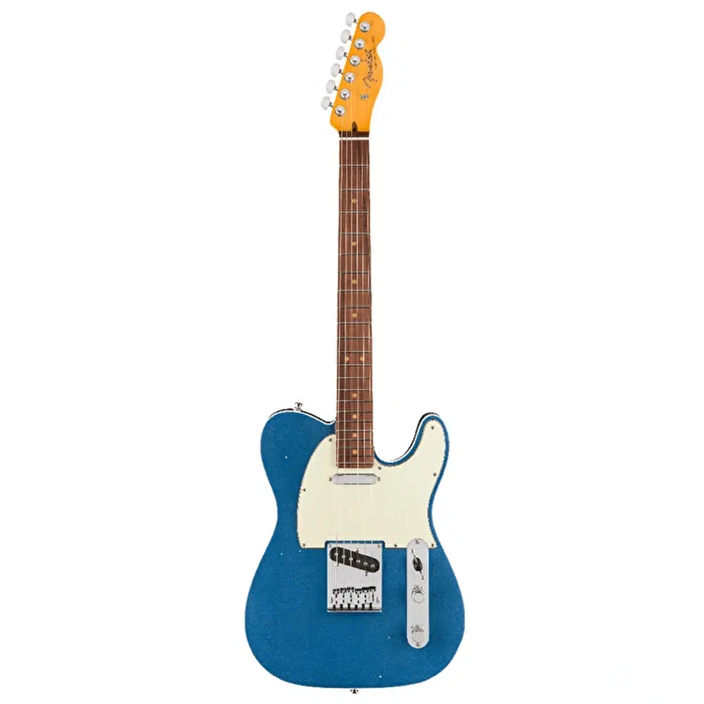 Fender 0118250802 American Ultra Luxe Vintage Custom Telecaster Elektro Gitar (lake Placid Blue) | Vintage Görünüm Modern Ultra Çalım Özellikleri Ve Gülağacı Klavye