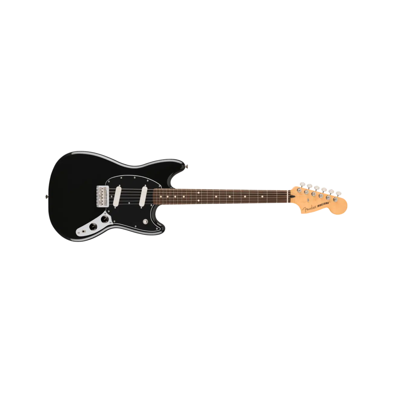 Fender 0140460506 Player Iı Mustang Elektro Gitar (siyah) | Gülağacı Klavye Kısa Skala (short Scale) Ve Kompakt Gövde