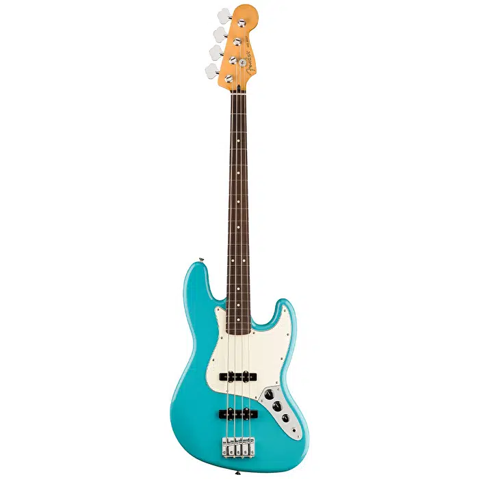 Fender 0140480518 Player II Jazz Bass Gitar (Aquatone Blue) | Gülağacı Klavye Dengeli Ton ve Şık Aquatone Blue Kaplama