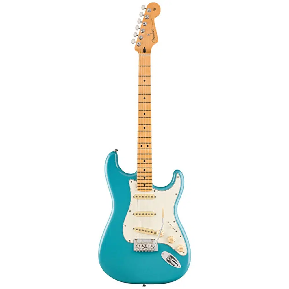 Fender 0140512518 Player II Stratocaster Elektro Gitar (Aquatone Blue) | Akçaağaç Klavye Mavi Pastel Renk ve 2-Noktalı Tremolo