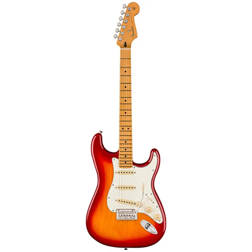 Fender 0140512531 Player Iı Stratocaster Chambered Ash Elektro Gitar (aged Cherry Burst) | Akçaağaç Klavye Hafifletilmiş Dişbudak Gövde Ve Sıcak Rezonans