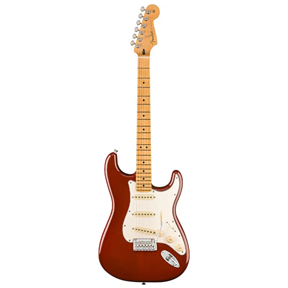 Fender 0140512545 Player Iı Stratocaster Chambered Mahogany Elektro Gitar (transparent Mocha Burst) | Akçaağaç Klavye Maun Gövde İle Zengin Ve Sustainli Tonlar