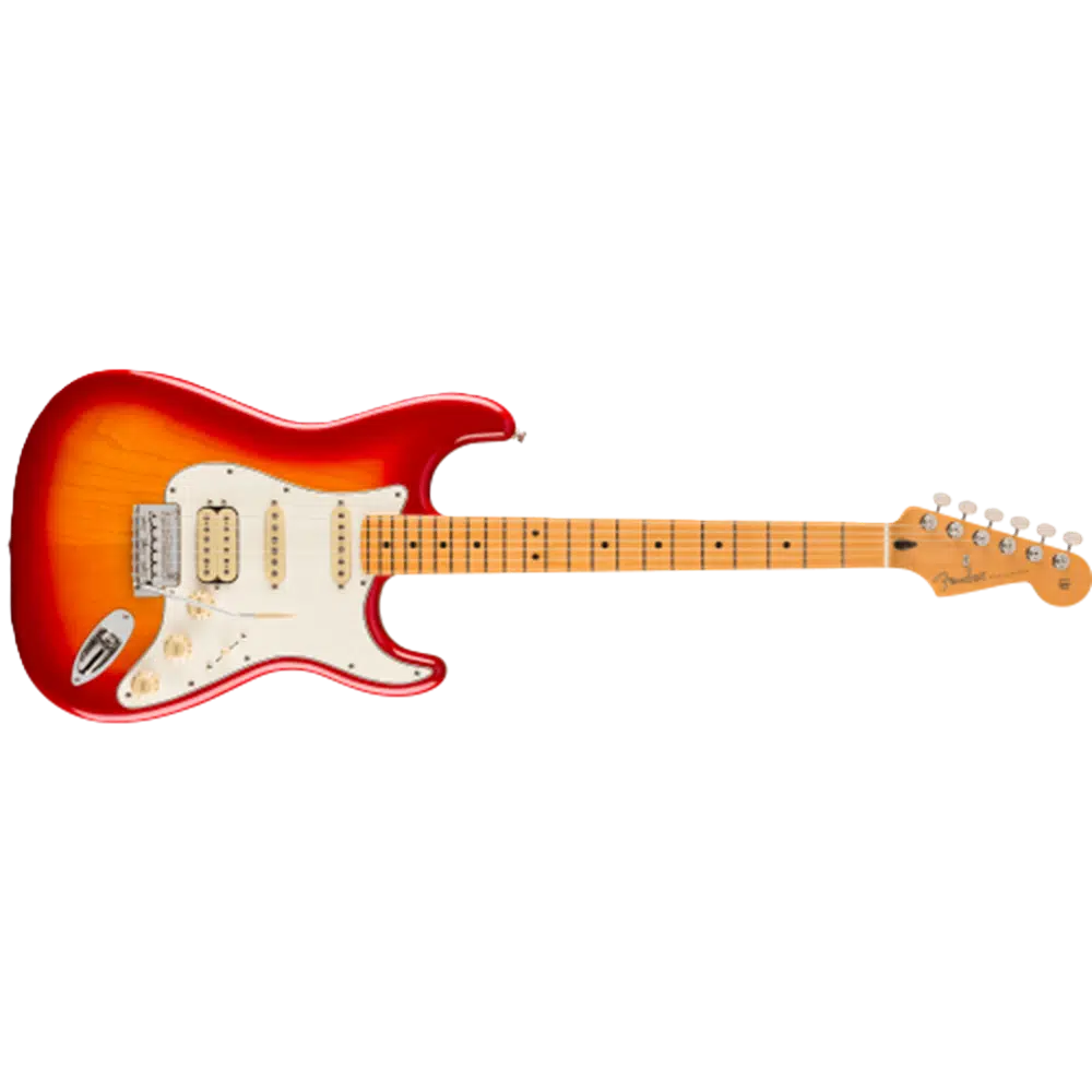 Fender 0140542531 Player Iı Stratocaster Hss Chambered Ash Elektro Gitar (aged Cherry Burst - Akçaağaç Klavye) | Modern Profesyonel Seri Hafifletilmiş Dişbudak Gövde Ve Hss Manyetik Kombinasyonu